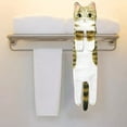 thumbnail image 1 of HEJULIK Cat Funny Hand Towels for Bathroom Kitchen Cute Decorative Cat Decor Hanging Washcloths Face Towels Super Absorbent Soft Housewarming Gift for Cat Lovers, 1 of 8