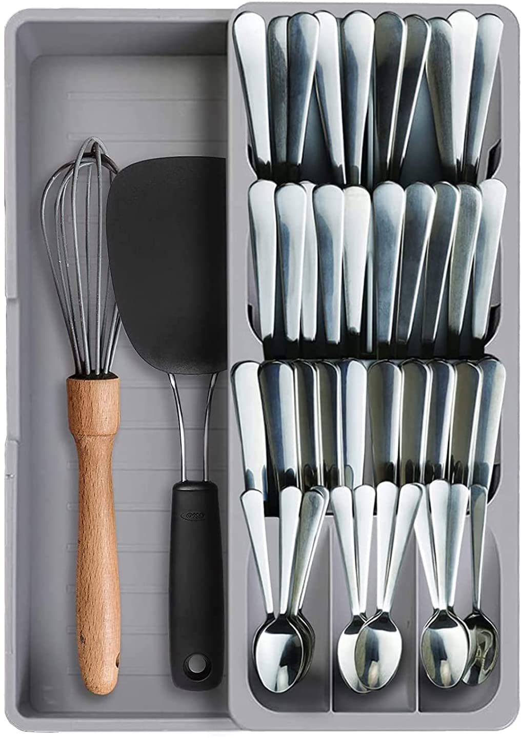 HEJULIK Expandable knife and fork organiser Kitchen cutlery drawer