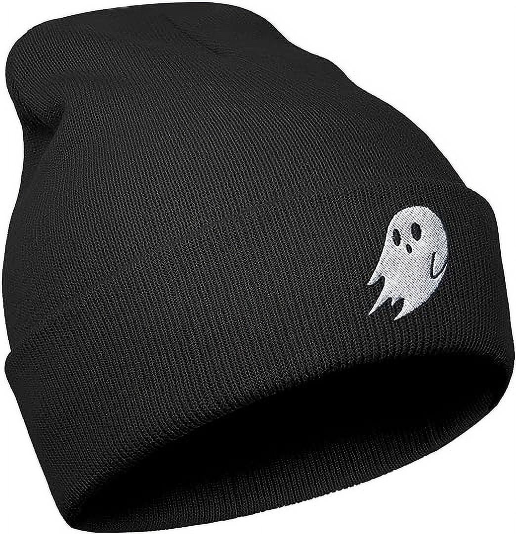 AlmondJoy Brain Beanie Hat - Gothic Punk Knit Beanie, Alt Y2K Style, For Winter & Festivals