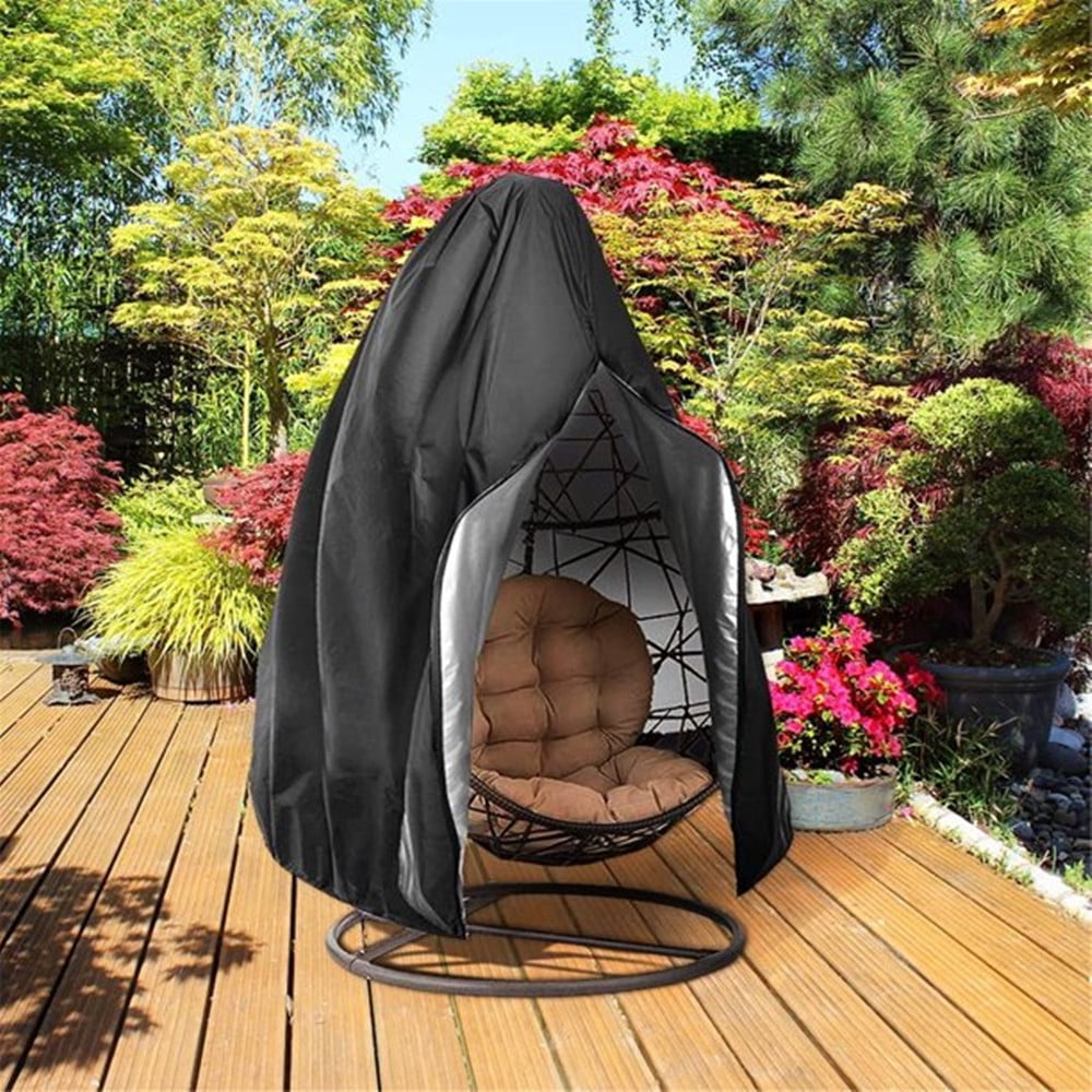 HEJULIK Outdoor Egg Chair Cover, Waterproof Rattan Seat Protector