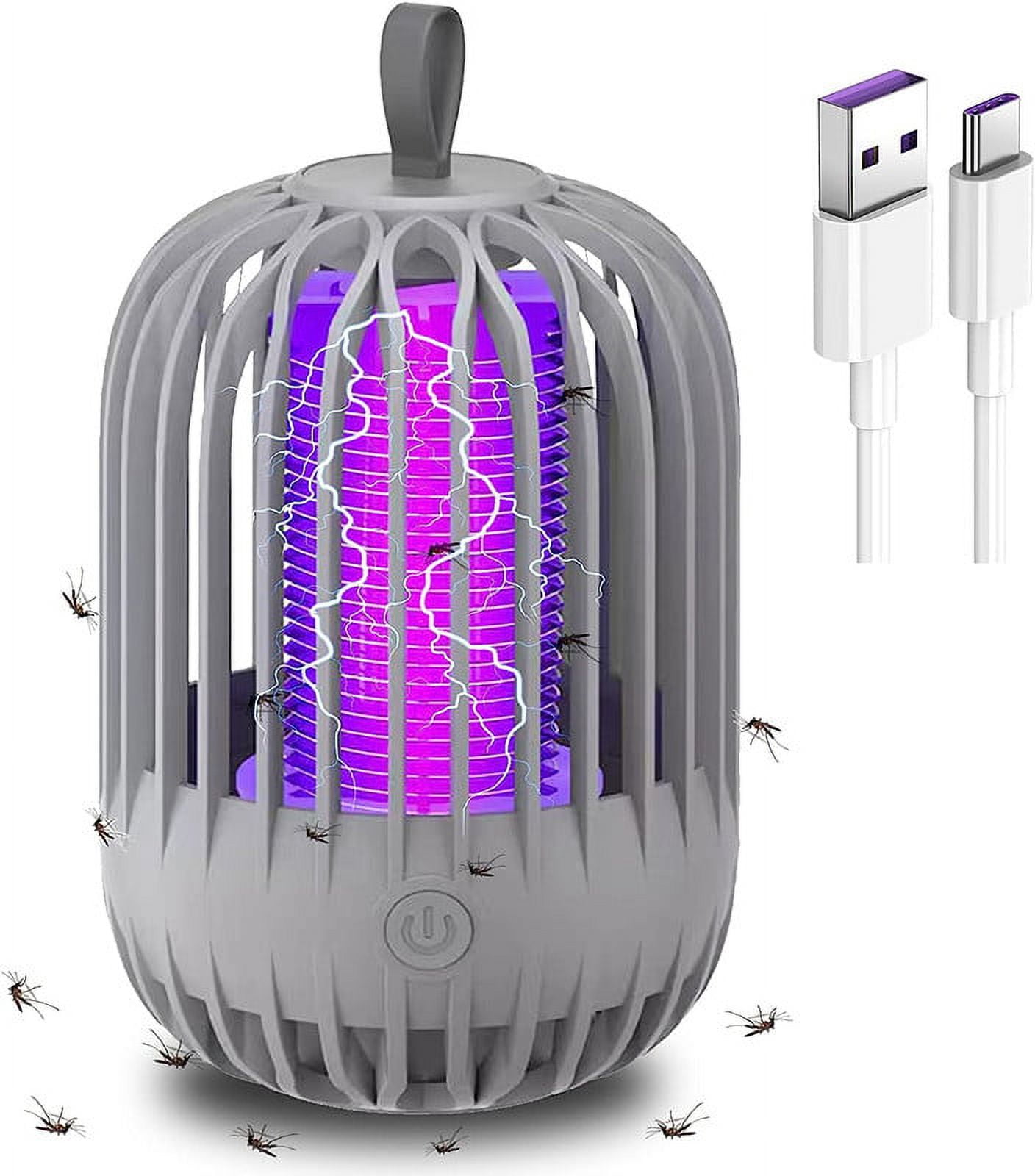 HEJULIK Rechargeable Bug Zapper Outdoor, Mosquito Zapper,Fly Zapper