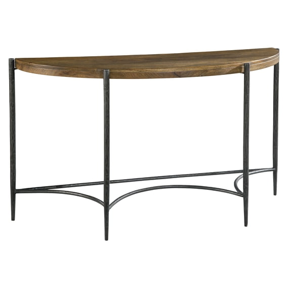 HEKMAN DEMILUNE TABLE WITH FORGED LEGS 2-3715