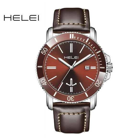 HELEI Men's Quartz Watch Waterproof Wristwatches 796073274998
