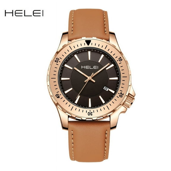 HELEI Men's Quartz Watch Waterproof Wristwatches 800303091430