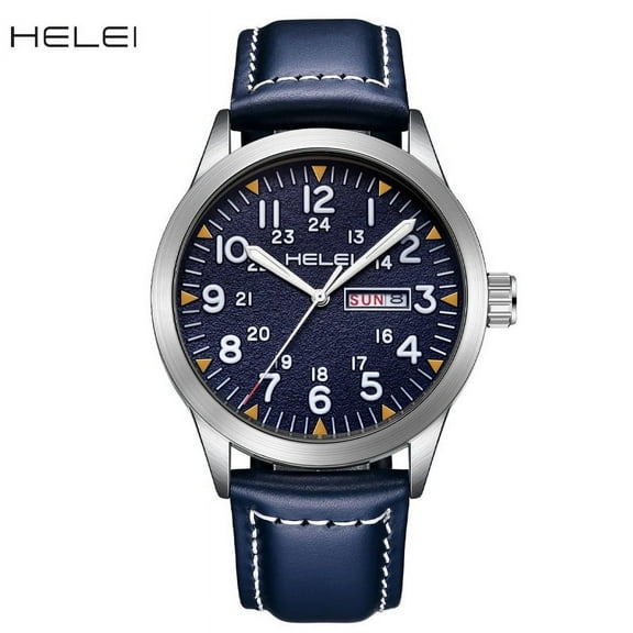 HELEI Men's Quartz Watch Waterproof Wristwatches 802215658961