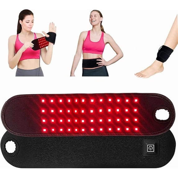 HELENTEX Red Light Belt,Lower Back Red Light Pad(Black)