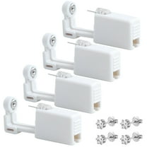 HELEVIA 4 Pieces Non-reusable Ear Piercing with Ear Stud Ear Piercing Gun Piercing Punch Tool Beauty Kit