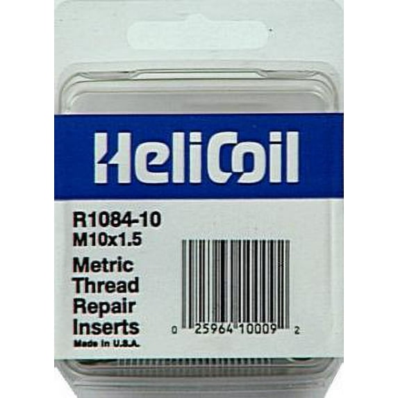 HELI COIL/STANLEY ENGINEERED FASTENING R-PACK M10x1.5 Inserts 1-1/2"dia (12pk)