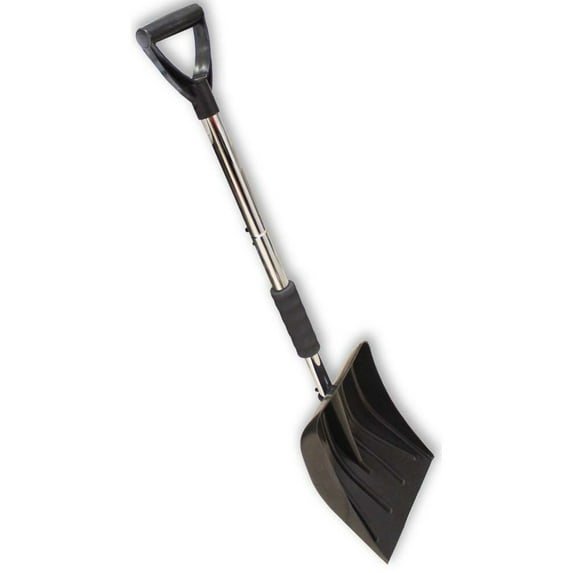 HELIOS Foldable Snow Shovel for Emergencies | Essential 37" (94 cm) Car Trunk Tool | Compact & Durable | Perfect for Fresh Snow | Porch & Sidewalk Cleanup Companion