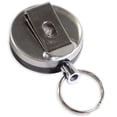 thumbnail image 1 of HELIOS Retractable Key Chain with 29" (73.7 cm) Steel Cable | 1½" (3.8 cm) Diameter | Reliable Belt Clip | Modern Key Management Solution, 1 of 2