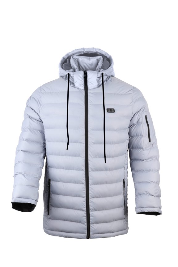 The Heated Coat PAFFUTO Style For Men Grey Wolf - Large - 166727