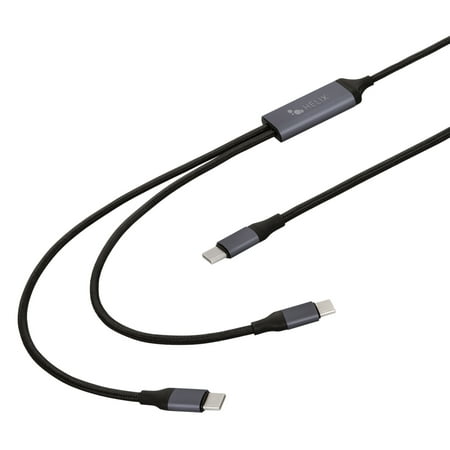 Helix - 4.5' 100W Dual USB-C Power Delivery Cable - Black