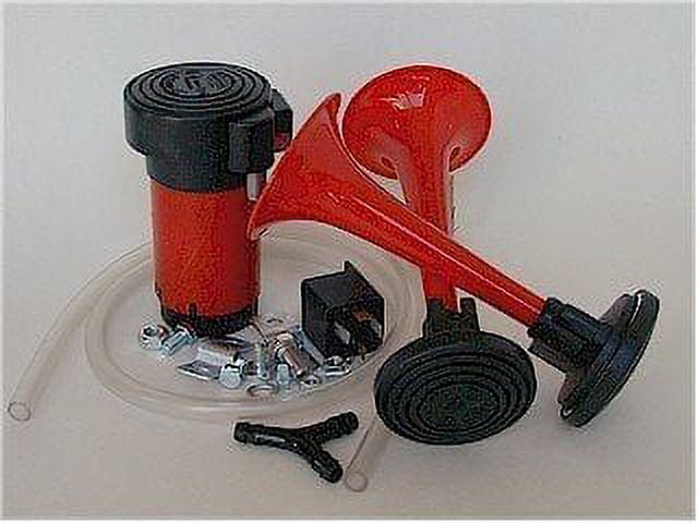 HELLA 003001601 2-Trumpet 12V Air Horn Kit