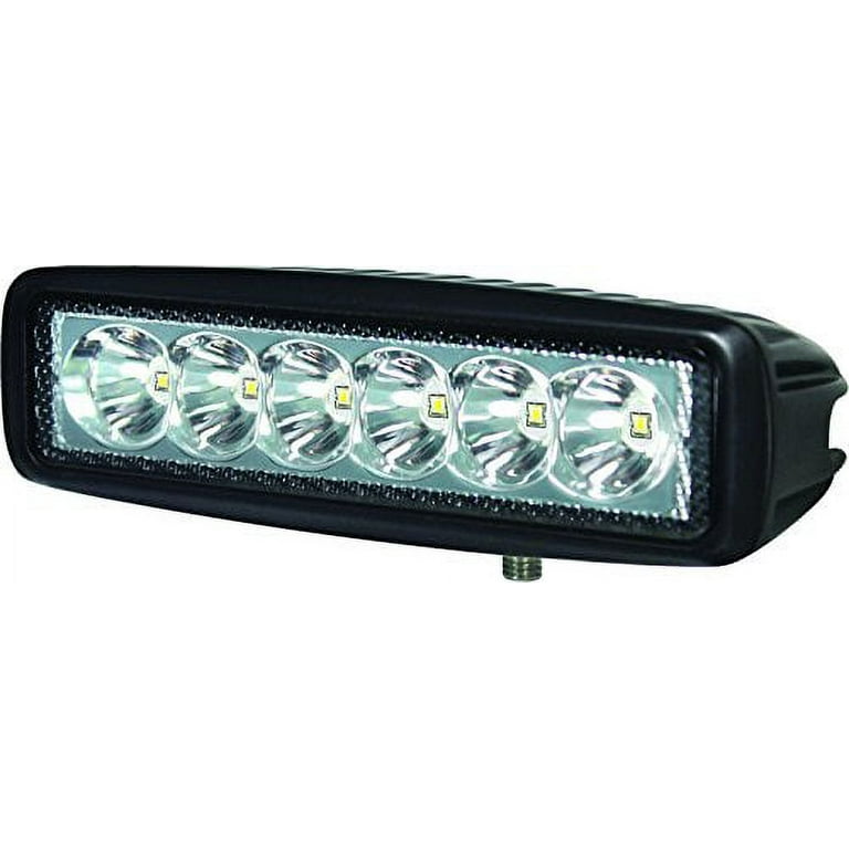HELLA 357203031 Value Fit Mini Light Bar (6 LED, Flood beam, Flush