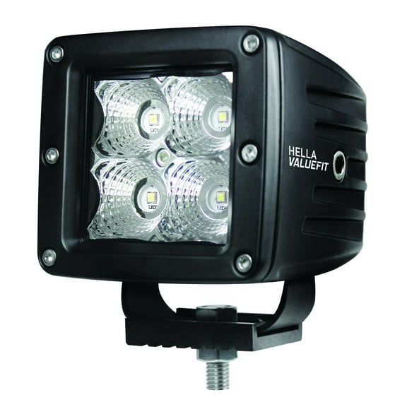 HELLA 357204031 ValueFit Cube Flood Beam (Off Road 4LED) Multi