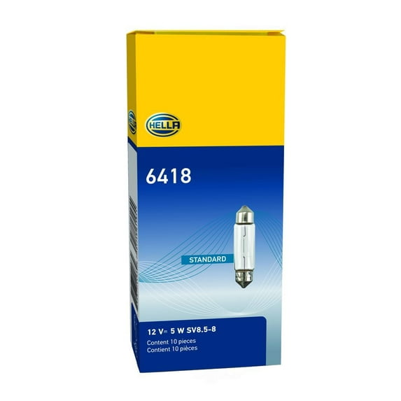 HELLA 6418 Bulb 6418 12V 5W Sv8.5-8 T3.25 10X35Mm Multi