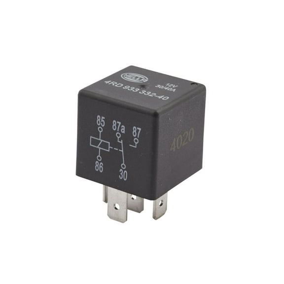 Hella 933332401 12V, 5 Pin, Mini ISO Relay, Multi