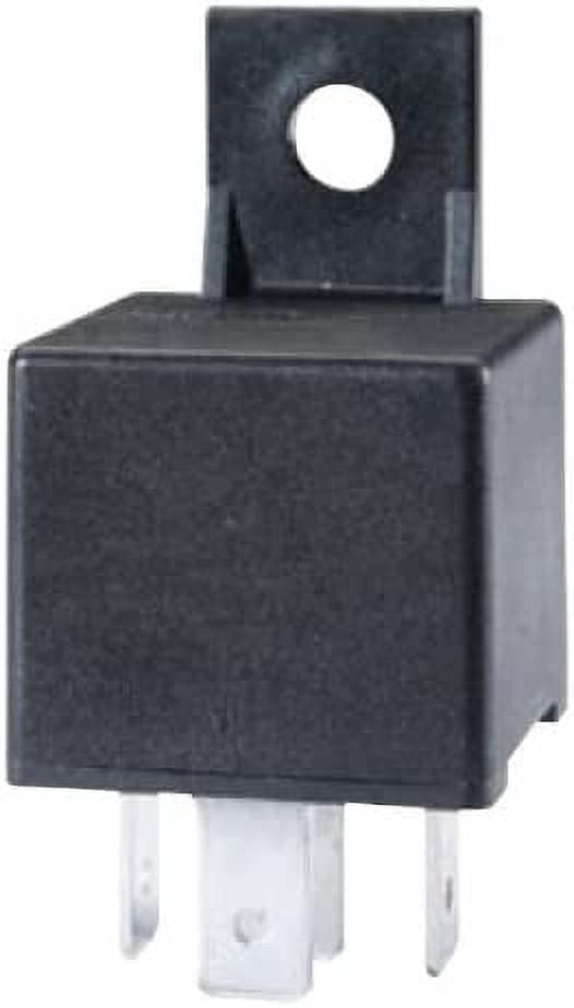 Hella 965400031 Black 24V 30 Amp Mini ISO SPST Relay with Bracket