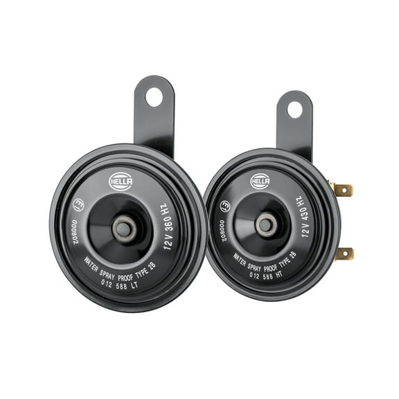 HELLA 012588151 Classic Disc Horn Valve Range Car Set 12V Sharp Double Tone (Universal Fit0