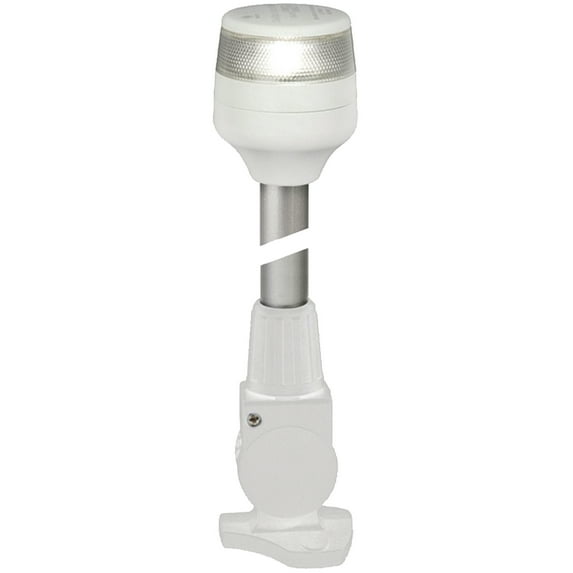 HELLA Navi LED 360 All Around Fold Down Pole Navigation Lamp, 8 White Boat Accessory