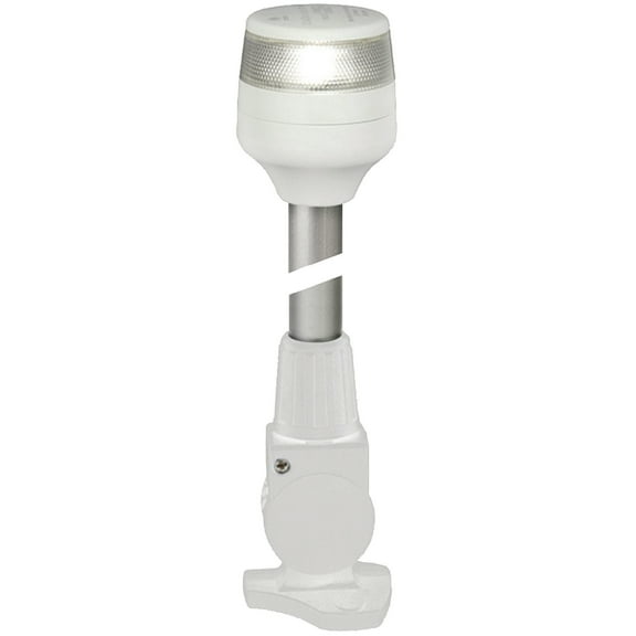 HELLA Navi LED 360 All Around Fold Down Pole Navigation Lamp, 8 White Boat Accessory