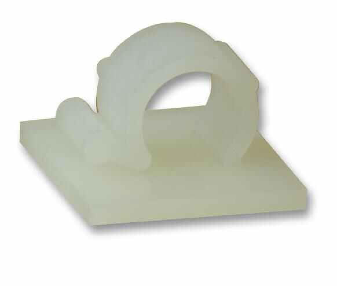 HELLERMANNTYTON - Self-adhesive Cable Clip Natural 9mm 50 Pack
