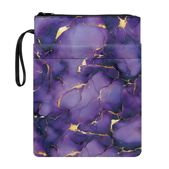 HELLHERO 1 pc Book Lovers Gifts Book Sleeve Protector with Handle Washable Polyester Fabric Book Organzoer Holder for Readers Bible or Book Librarian