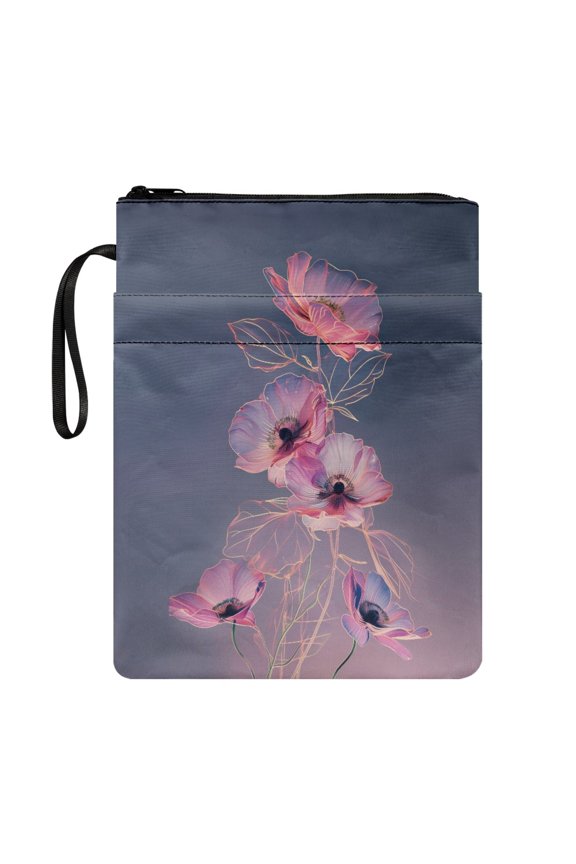 1 pc Books Sleeve with Pocket Gift Book Carrying Case with Washable for Reader Storage & Portability