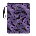 thumbnail image 1 of HELLHERO 1 pc Retro Zipper Bag 8.66 x 11.42 Polyester Fabric Book Covers Book Organzoer Holder with Decorative Design Birthday Gift for Librarian, Sugar Skulls Mexican, 1 of 8