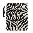 thumbnail image 1 of HELLHERO 1 pc Tote Bags with Handle Book Club Gifts Easy Carry Book Case Storage & Portability with Washable for Reader Book Carrying Case, Black White Zebra Tote, 1 of 8