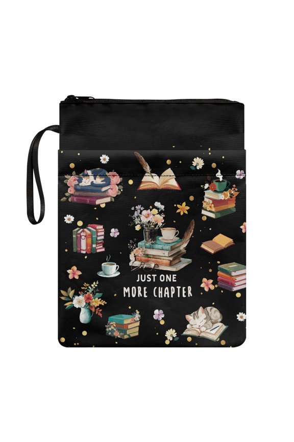 11.4 Inch X 8.66 Inch Polyester Book Cover Sleeve Pouch - Church Bag for Prayer, Office