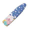 thumbnail image 1 of HELLHERO 15"x54" Ironing Board Covers 3 Fasteners Replacement for Friends, Easter Egg Rabbit, 1 of 5