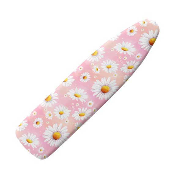 HELLHERO 15x54 Inch Ironing Board Cover 3 Fasteners Replacement Accessories for Friends, Daisy Pattern