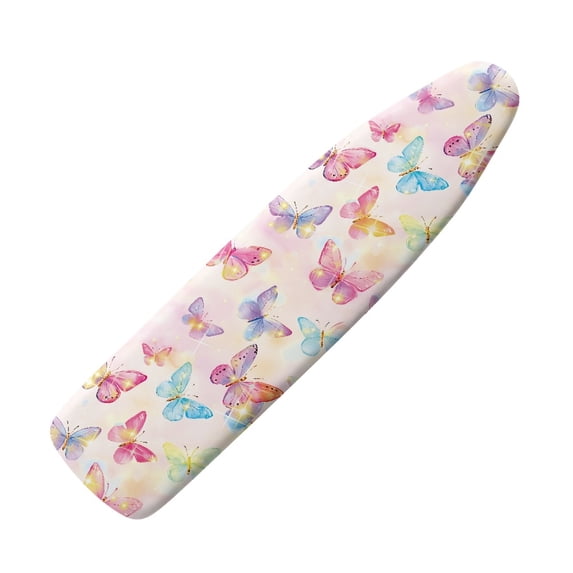 HELLHERO 15x54 Inch Ironing Board Cover, Butterflies Ironing Board Protector, Dust Resistant Ironing Board Cover Protector, Scorch Heat Resistance