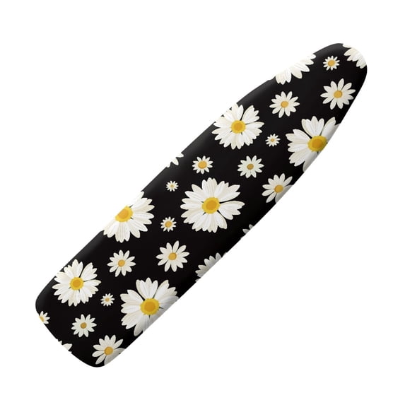 HELLHERO 15x54 Inch Ironing Board Cover, Daisy Ironing Board Protector, Dust Resistant Ironing Board Cover Protector, Scorch Heat Resistance