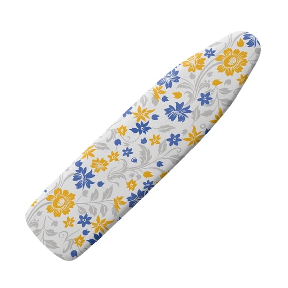 HELLHERO 15x54 Inch Ironing Board Cover Easy to Install Soft and Comfortable for Friends, Floral Print