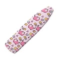 thumbnail image 1 of HELLHERO 15x54 Inch Ironing Board Cover Elastic Edge 3 Fasteners Ironing Table, Whimsical Pink Cats, 1 of 3