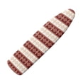 thumbnail image 1 of HELLHERO 15x54 Inch Ironing Board Cover with Elastic Edge Easy Fit Ironing Table Burgundy Cream, 1 of 6