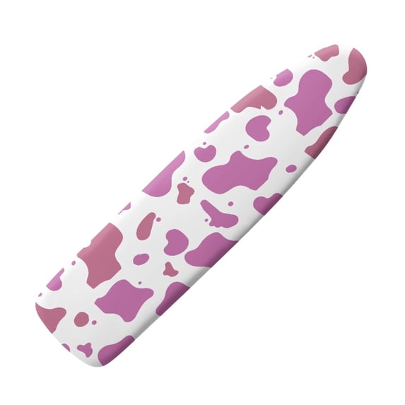 HELLHERO 15x54 Inch Ironing Board Covers Elastic Edge Hook & Loop Straps Home, Purple Spot