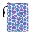 thumbnail image 1 of HELLHERO 1pcs Bible Case Bag with Lightweight Reusable Storage & Portability with Book Protection for Mother Protector Wrap Bag, Blue Purple Spot Bag, 1 of 8