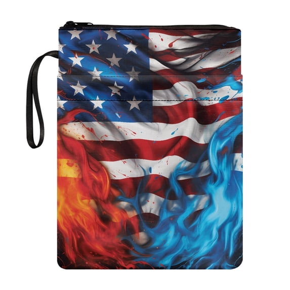 HELLHERO 1pcs Book Club Gifts Tote Bags 11.42 x 8.66 Inch Polyester Fabric Book Protector Book Carrying Case with Handle Birthday Gift for Women