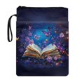 thumbnail image 1 of HELLHERO 1pcs Book Protector with Book Protection Polyester Carrying Book Case for Paperbacks Hardcover Notebook Bible Journal Textbooks Women, 1 of 8