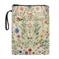 thumbnail image 1 of HELLHERO 1pcs Book Sleeve Protector Pouch with Pocket Classic Book Storage Bag with Washable for Books Lovers Book Cover Carrying Case Floral, 1 of 8