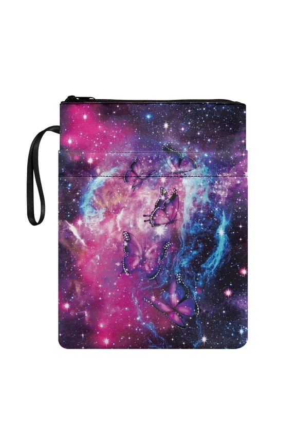 1pcs Retro Bible Covers 8.66 x 11.42 Polyester Bible Case Bag Christian Bag with Pocket Birthday Gift for Student