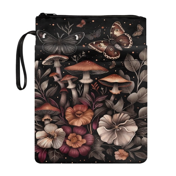 HELLHERO 1pcs Tote Bags with Waterproof Retro Book Cover Carrying Case with Handle for Mother Reusable