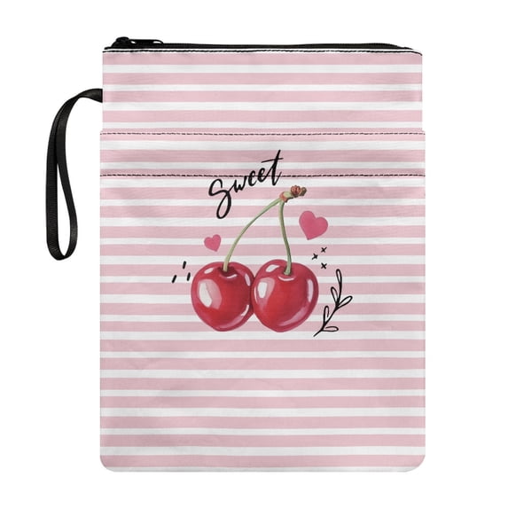 HELLHERO 1pcs Zipper Pouch with Zipper Polyester Reusable for Journals Planners Books Reading Lovers 11.4 Inch X 8.66 Inch