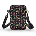 thumbnail image 1 of HELLHERO 2 Layers Adjustable Shoulder Strap Crossbody Bag Polyester, Stylish Sling Bag, Festive Lights Pattern, 1 of 7