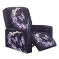 thumbnail image 1 of HELLHERO 4 Pack Moon and Floral Pattern Recliner Chair Slipcover, Brushed Recliner Chair Covers Side Pocket Anti Pet Hair Recliner Cover for Home Living Room, 1 of 8