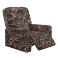 thumbnail image 1 of HELLHERO 4 Pcs Dead Leaf Pattern Design Recliner Slipcovers, with Elastic Bottom Recliner Chair Covers Anti Scratch Brushed Recliner Couch Covers for Apartment Home, 1 of 8