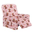 thumbnail image 1 of HELLHERO 4 Pcs Highland Cattle Heart Recliner Slipcovers, Anti Stain Reclining Couch Covers Washable Non Slip Recliner Sofa Slipcover for Home Living Room, 1 of 8